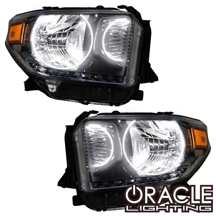 ORACLE Lighting 2014-2017 Toyota Tundra Pre-Assembled Halo Headlights - Dual Halo