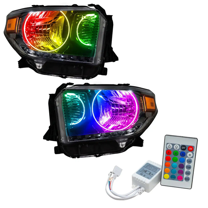 ORACLE Lighting 2014-2017 Toyota Tundra Pre-Assembled Halo Headlights - Dual Halo