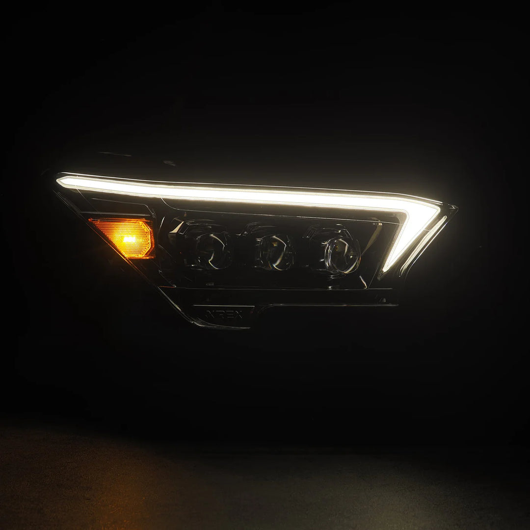 Alpharex OG-Style NOVA-Series LED Projector Headlights Alpha-Black for Tacoma (2024+) & 4Runner (2025+)