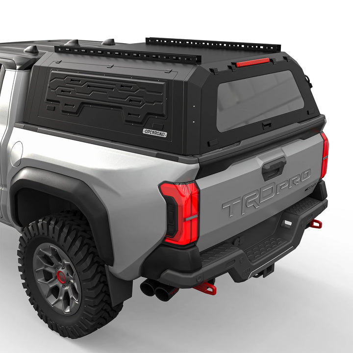 OPENROAD Aluminum Truck Cap for Tacoma (2024+) – 6ft Bed