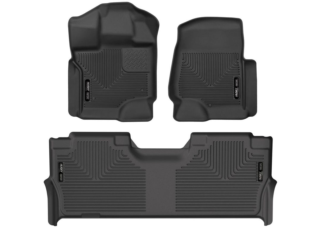 Husky Liners Weatherbeat Front & Second Seat Floor Liners-3 Piece for 4Runner (2025+)