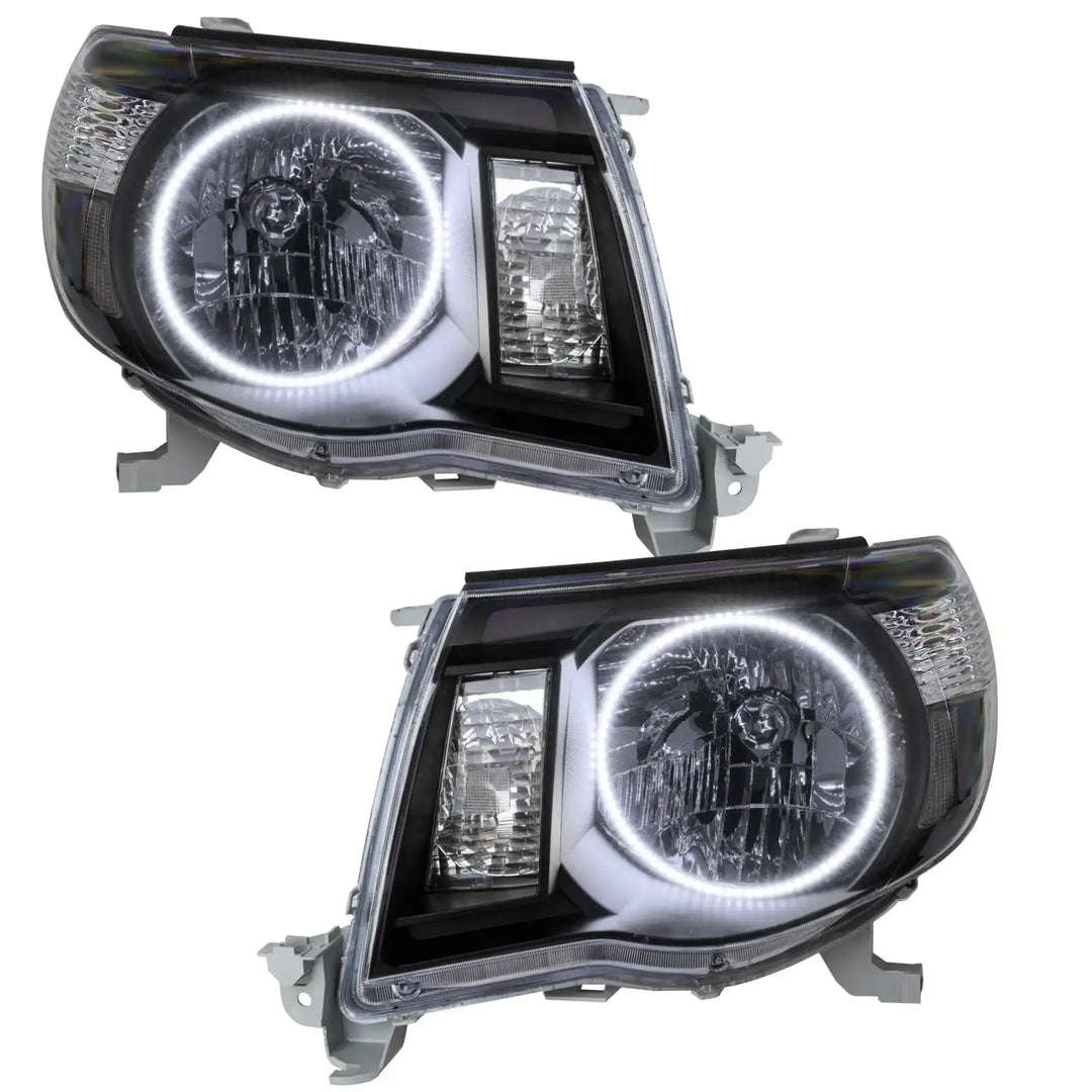 ORACLE Lighting 2005-2011 Toyota Tacoma Pre-Assembled Halo Headlights-Black