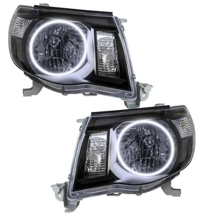 ORACLE Lighting 2005-2011 Toyota Tacoma Pre-Assembled Halo Headlights-Black