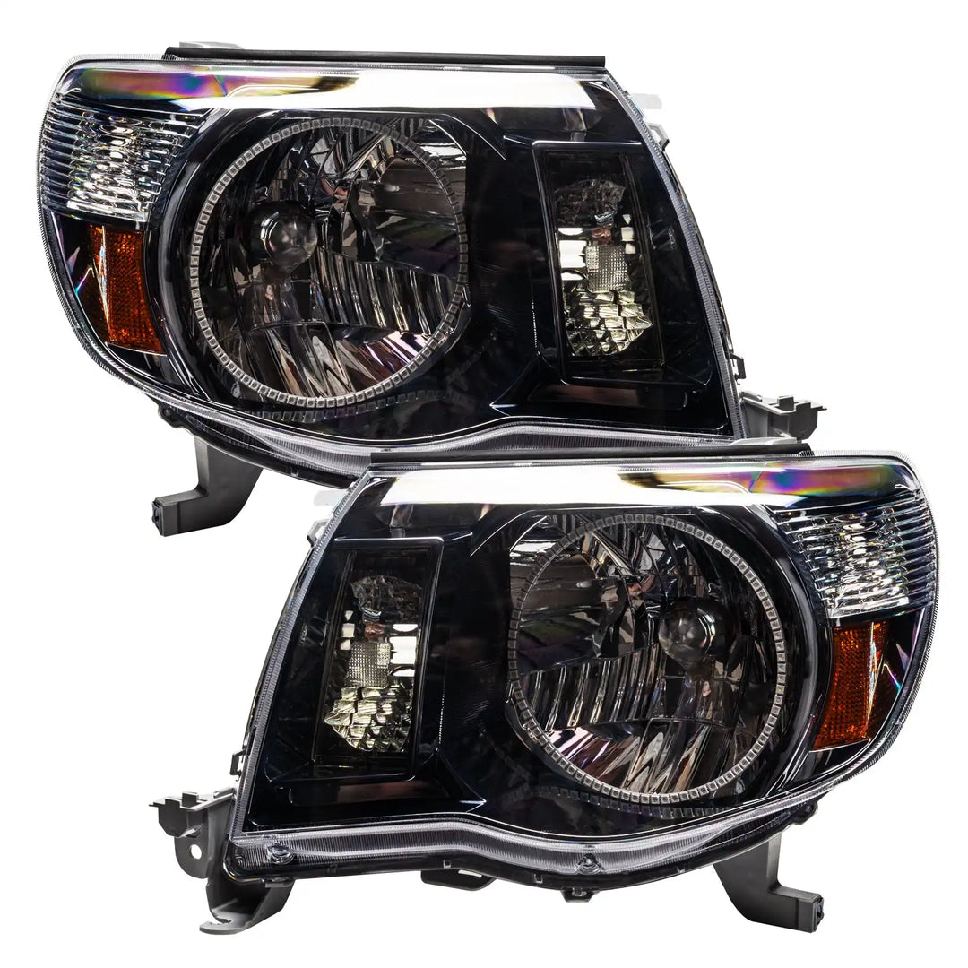 ORACLE Lighting 2005-2011 Toyota Tacoma Pre-Assembled Halo Headlights-Black