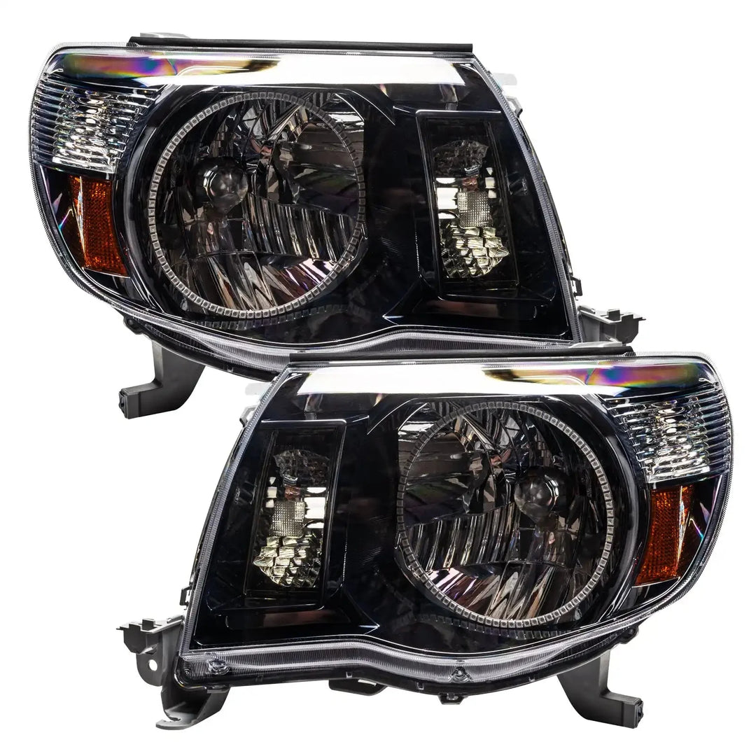 ORACLE Lighting 2005-2011 Toyota Tacoma Pre-Assembled Halo Headlights-Black