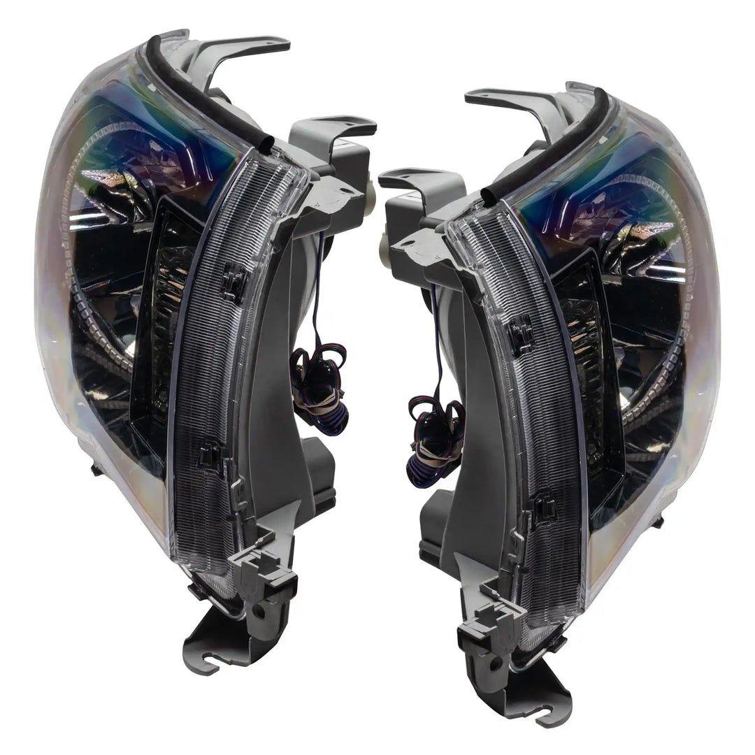 ORACLE Lighting 2005-2011 Toyota Tacoma Pre-Assembled Halo Headlights-Black