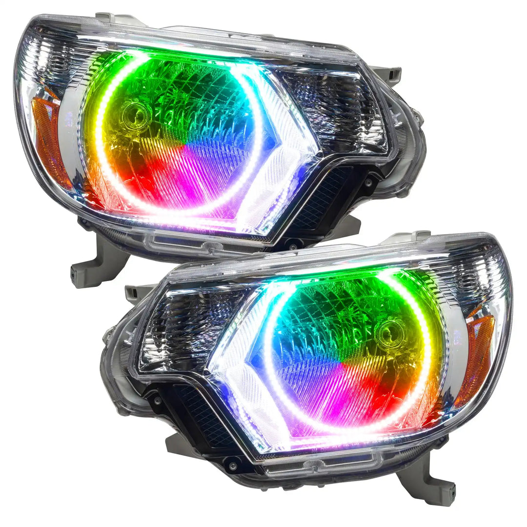 ORACLE Lighting 2012-2015 Toyota Tacoma Pre-Assembled Halo Headlights - Chrome