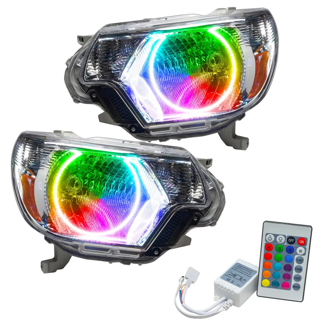ORACLE Lighting 2012-2015 Toyota Tacoma Pre-Assembled Halo Headlights - Chrome