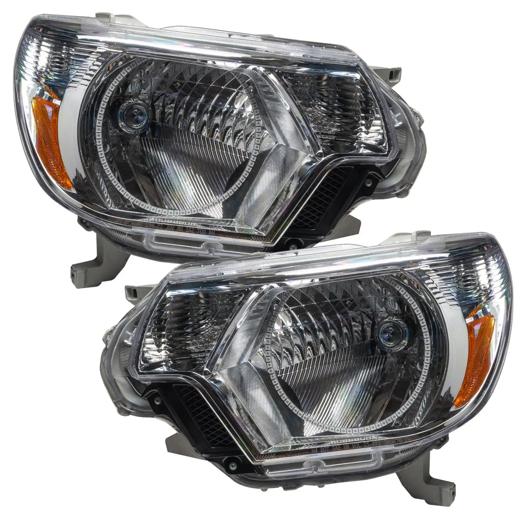 ORACLE Lighting 2012-2015 Toyota Tacoma Pre-Assembled Halo Headlights - Chrome