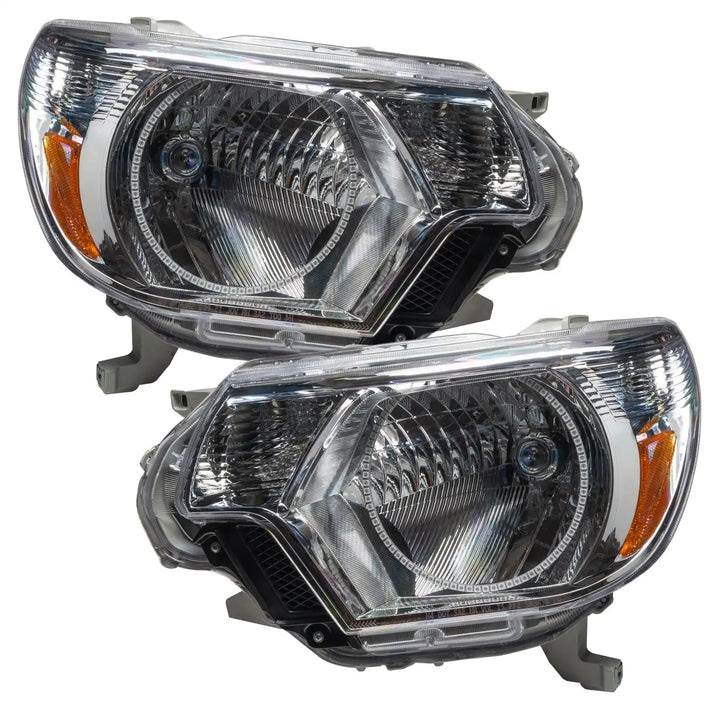 ORACLE Lighting 2012-2015 Toyota Tacoma Pre-Assembled Halo Headlights - Chrome