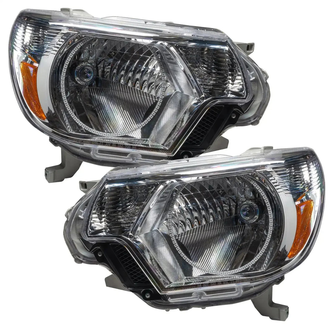 ORACLE Lighting 2012-2015 Toyota Tacoma Pre-Assembled Halo Headlights - Chrome