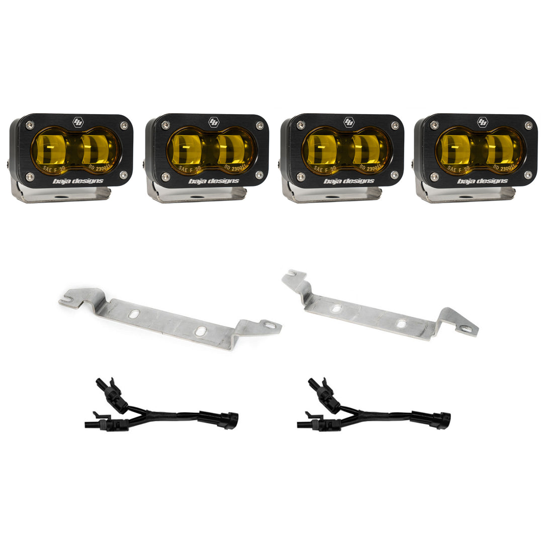 Baja Designs S2 SAE OEM Fog Light Replacement Kit for 4Runner Non-TRD Pro (2025+)