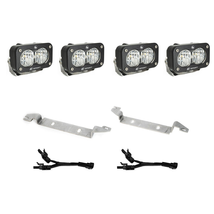 Baja Designs S2 Sport OEM Fog Light Replacement Kit for 4Runner Non TRD PRO (2025+)