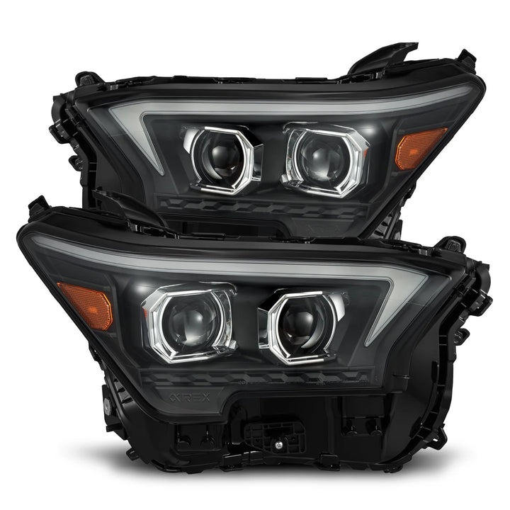 Alpharex OG-Style LUXX-Series LED Projector Headlights Black for Tacoma (2024+) & 4Runner (2025+)