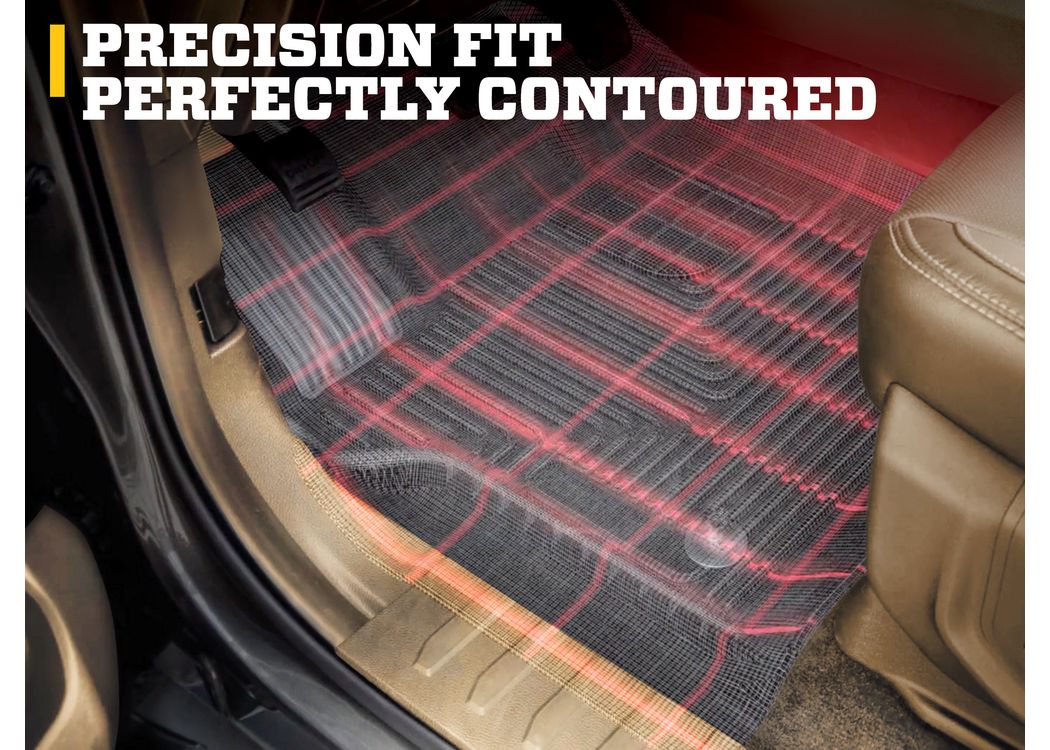 HUSKY LINERS X-ACT CONTOUR FLOOR LINERS FRONT AND REAR FOR 4RUNNER 2025-2026