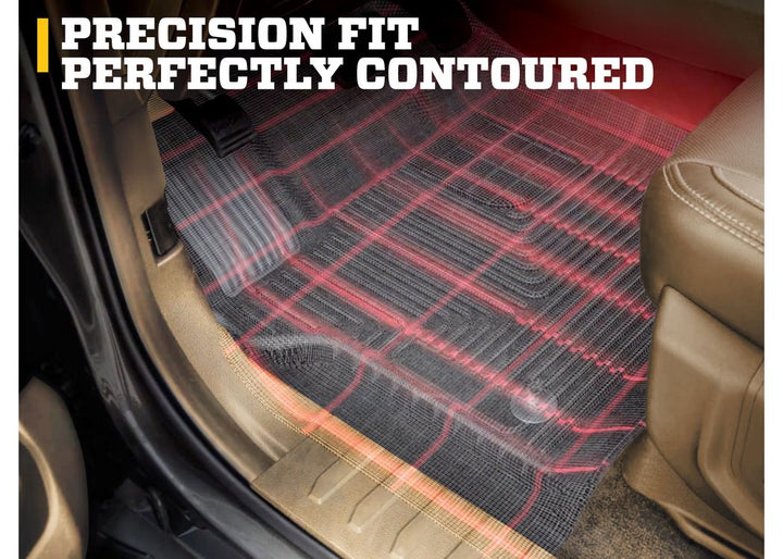 HUSKY LINERS X-ACT CONTOUR FLOOR LINERS FRONT AND REAR FOR 4RUNNER 2025-2026