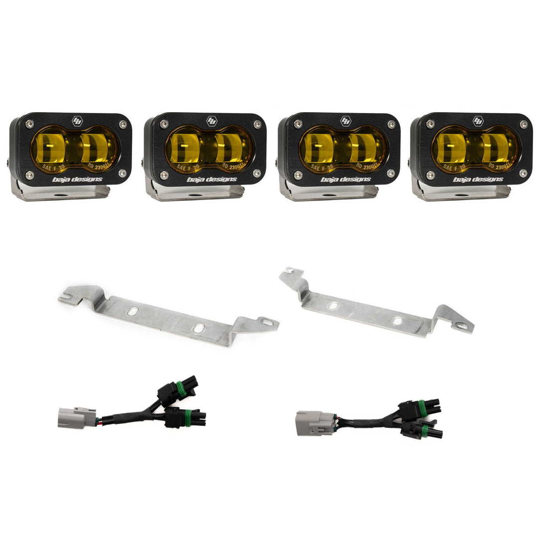 Baja Designs S2 SAE OEM Fog Light Replacement Kit for Tacoma PRO/Trailhunter (2024+)