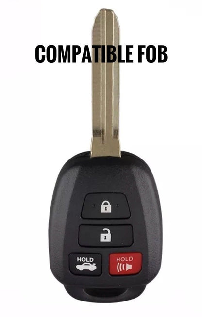 AJT DESIGN Injection Fob IF009 - BLACK for Tundra (2018-2019) & Tacoma Manual/SR5 (2016-2023)