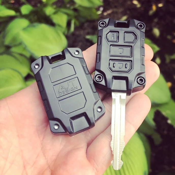 AJT DESIGN Injection Fob IF009 -  VOODOO BLUE for Tundra (2018-2019) & Tacoma Manual SR5 (2016-2023)