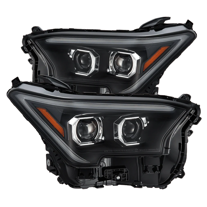 Alpharex LUXX-Series LED Projector Headlights Black for Tacoma (2024+) & 4Runner (2025+)