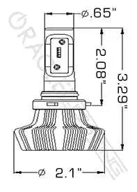 ORACLE Lighting 9012 - 4,000+ Lumen LED Light Bulb Conversion Kit (High Beam)