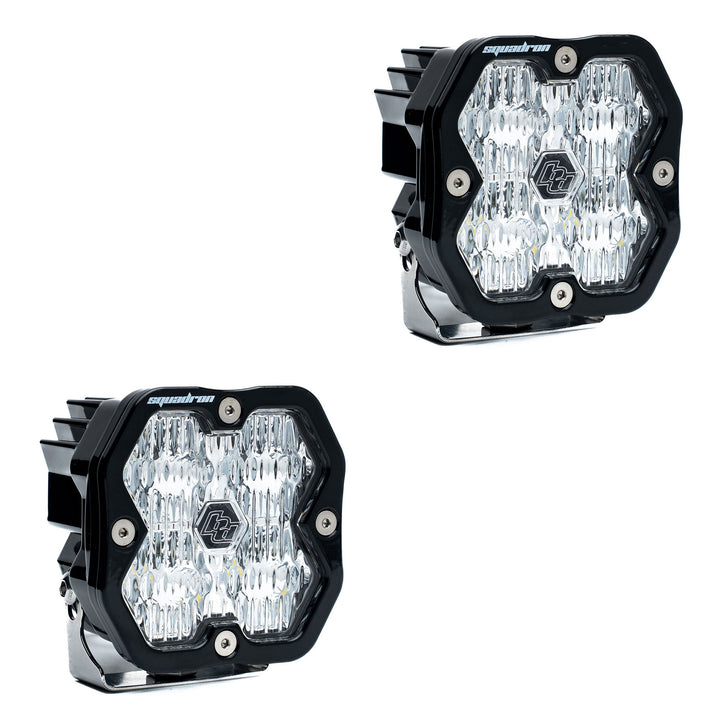 Baja Designs Squadron 2.0 Sport Black LED Auxiliary Light Pod Pair - Universal