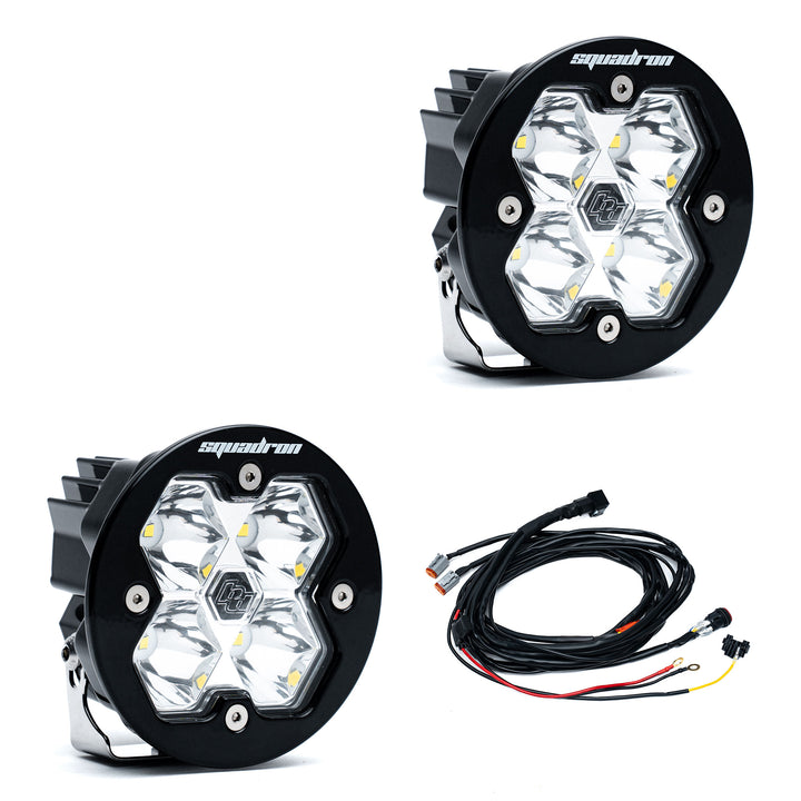 Baja Designs Squadron-R 2.0 Sport Black LED Auxiliary Light Pod Pair - Universal