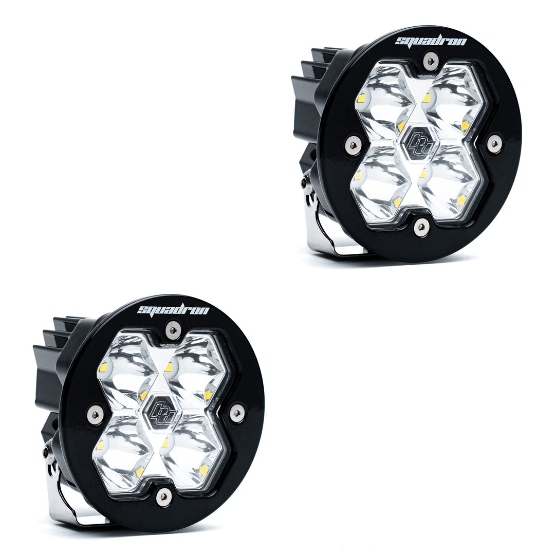 Baja Designs Squadron-R 2.0 Sport Black LED Auxiliary Light Pod Pair - Universal