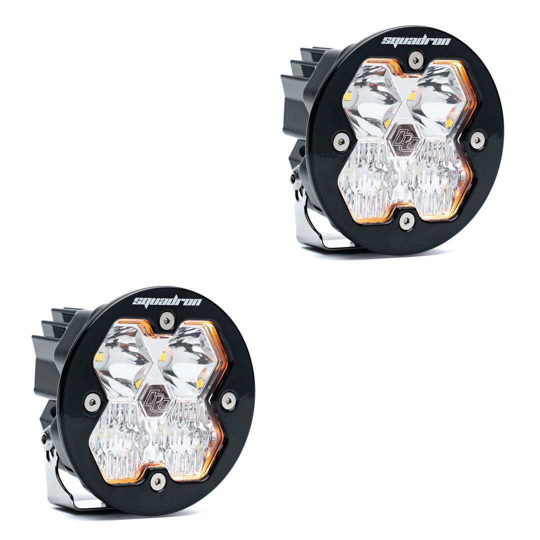 Baja Designs Squadron-R 2.0 Sport Black LED Auxiliary Light Pod Pair - Universal