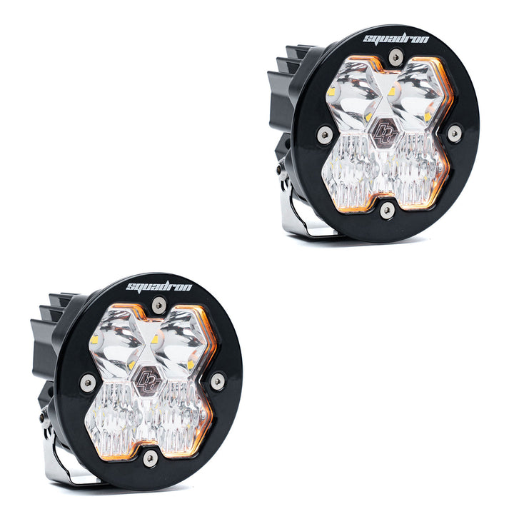 Baja Designs Squadron-R 2.0 Sport Black LED Auxiliary Light Pod Pair - Universal