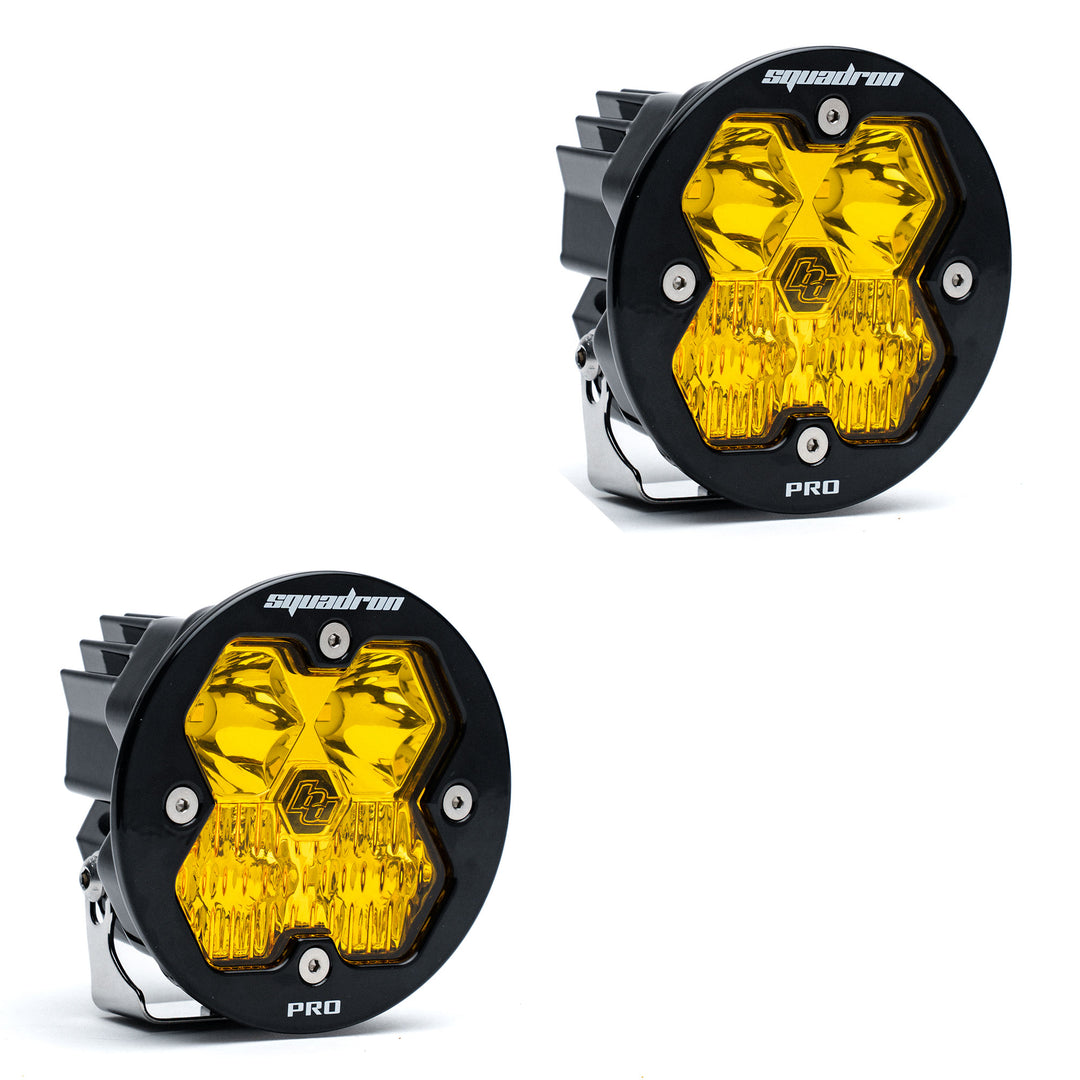 Baja Designs Squadron-R 2.0 PRO Black LED Auxiliary Light Pod Pair - Universal