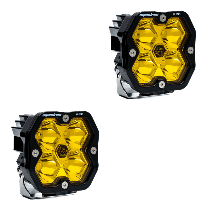 Baja Designs Squadron 2.0 PRO Black LED Auxiliary Light Pod Pair - Universal