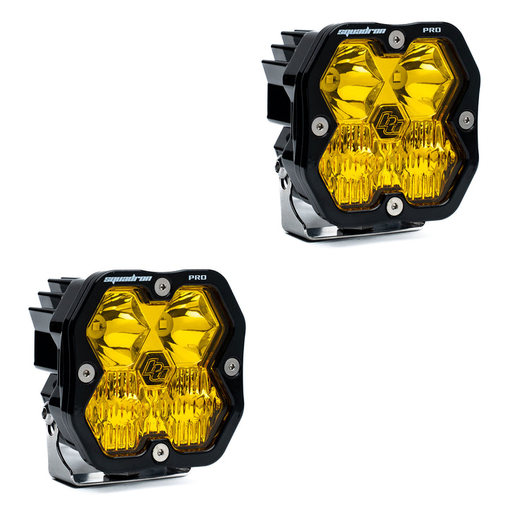 Baja Designs Squadron 2.0 PRO Black LED Auxiliary Light Pod Pair - Universal