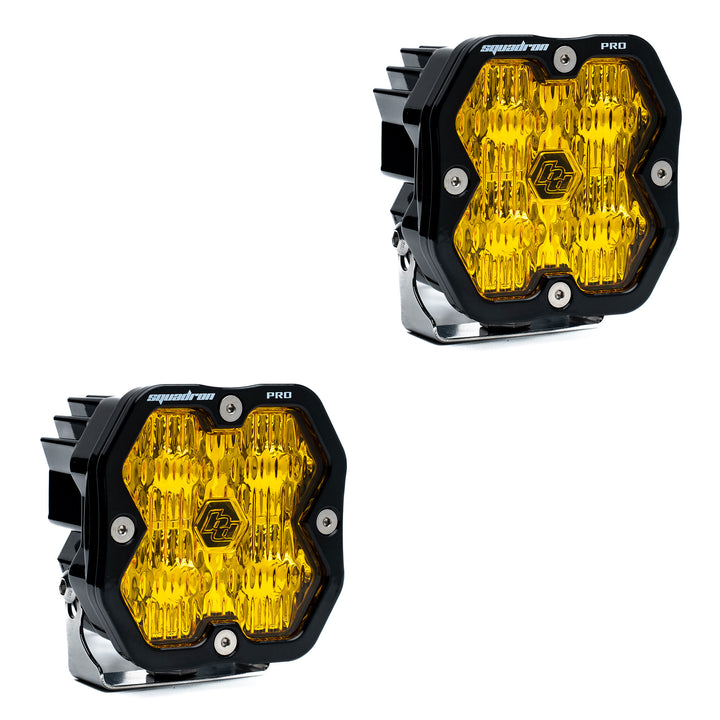 Baja Designs Squadron 2.0 PRO Black LED Auxiliary Light Pod Pair - Universal