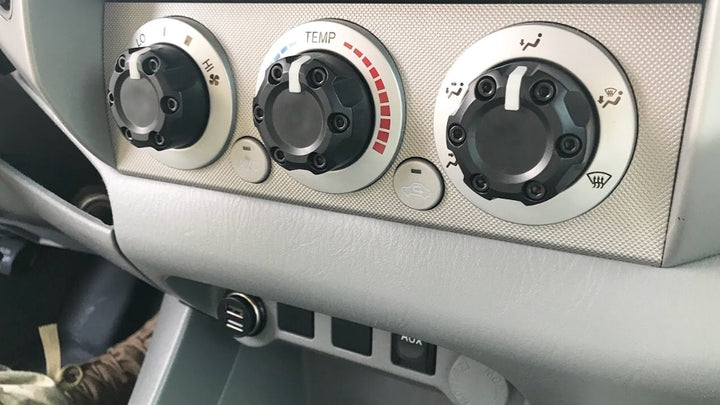 4x4 / Climate Knob (2005-2015 Tacoma, 2007-2013 Tundra) - 1 PACK - BLACK