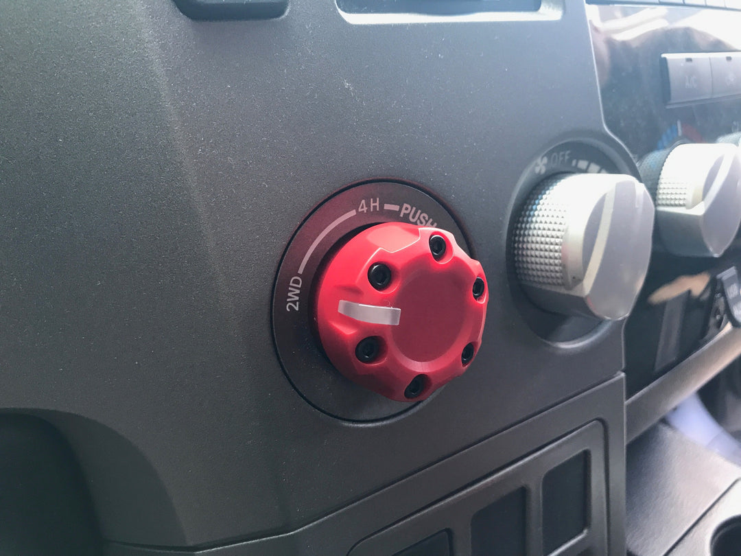4x4 / Climate Knob (2005-2015 Tacoma, 2007-2013 Tundra) - 1 PACK - RED