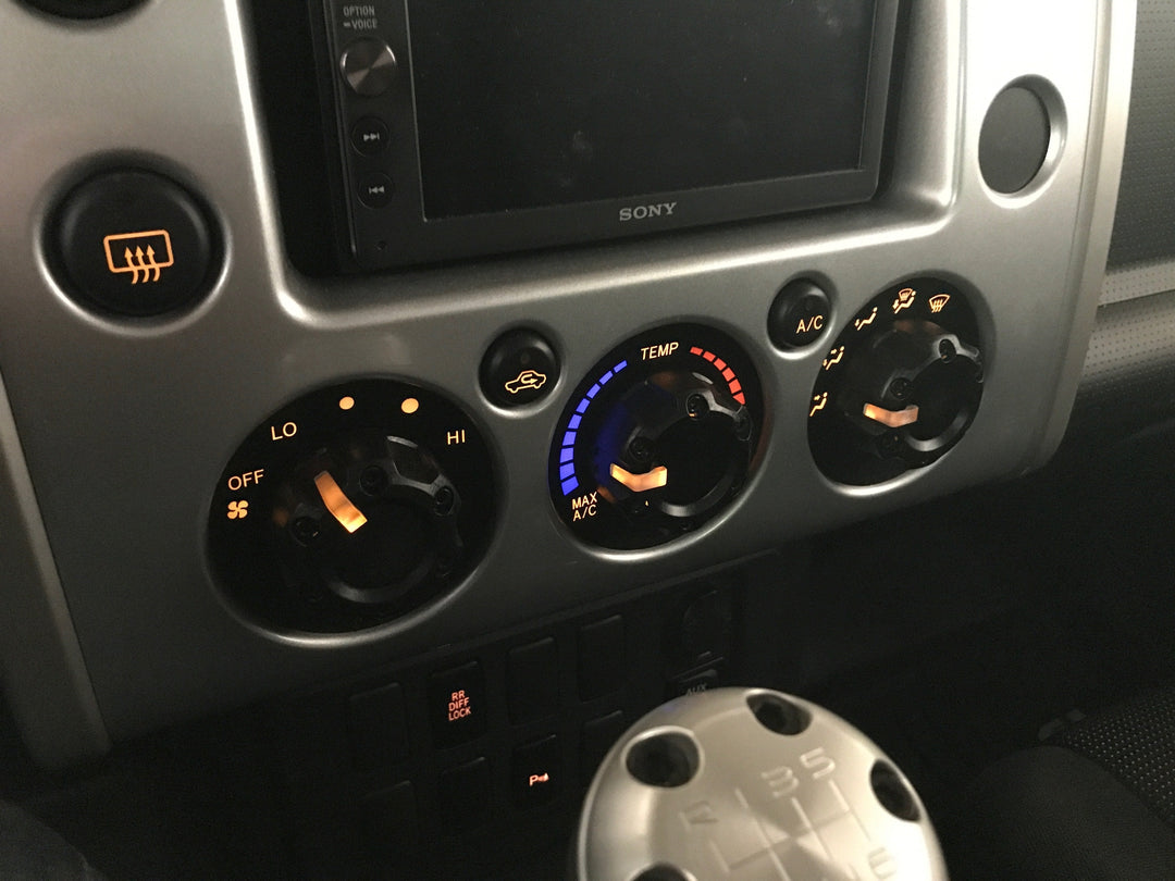 AJT Design Climate Knobs- QUICKSAND for FJ Cruiser (2007-2014)