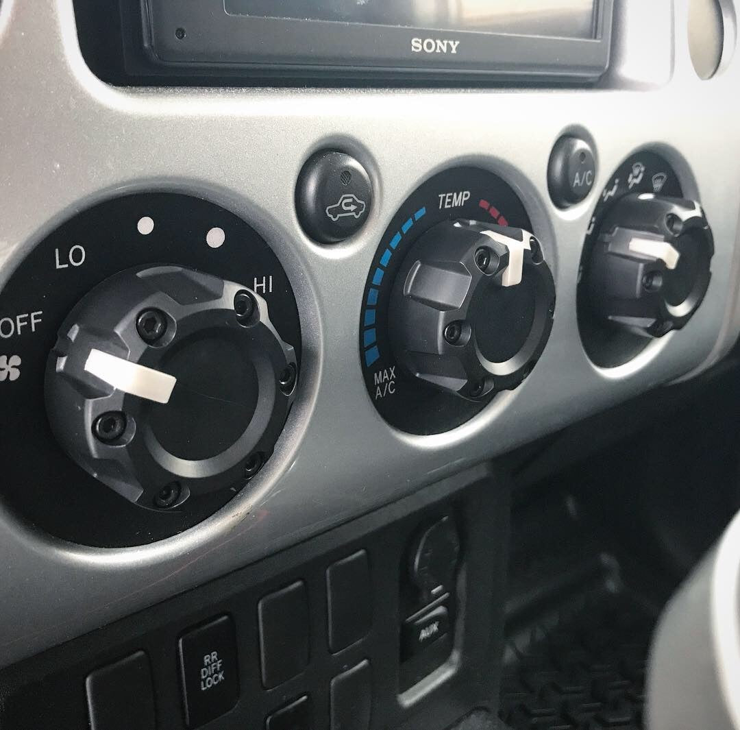 AJT Design Climate Knobs- QUICKSAND for FJ Cruiser (2007-2014)