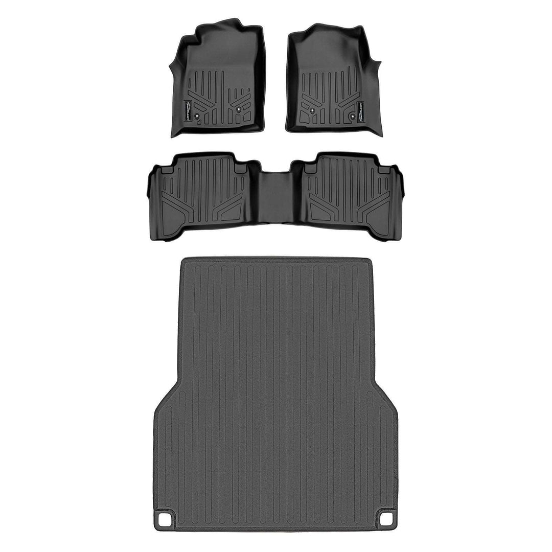 SmartCoverage™ Custom Fit Floor Liners For 2005-2011 Toyota Tacoma Double Cab (No Manuals)