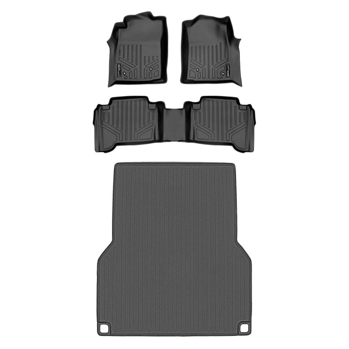 SmartCoverage™ Custom Fit Floor Liners For 2005-2011 Toyota Tacoma Double Cab (No Manuals)