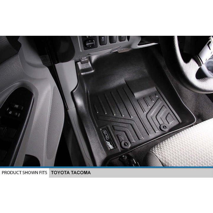 SMARTLINER Custom Fit Floor Liners For 2012-2015 Toyota Tacoma (Access Cab)