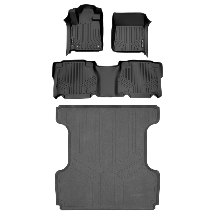 SMARTLINER Custom Fit Floor Liners For 2012-2013 Toyota Tundra CrewMax Cab