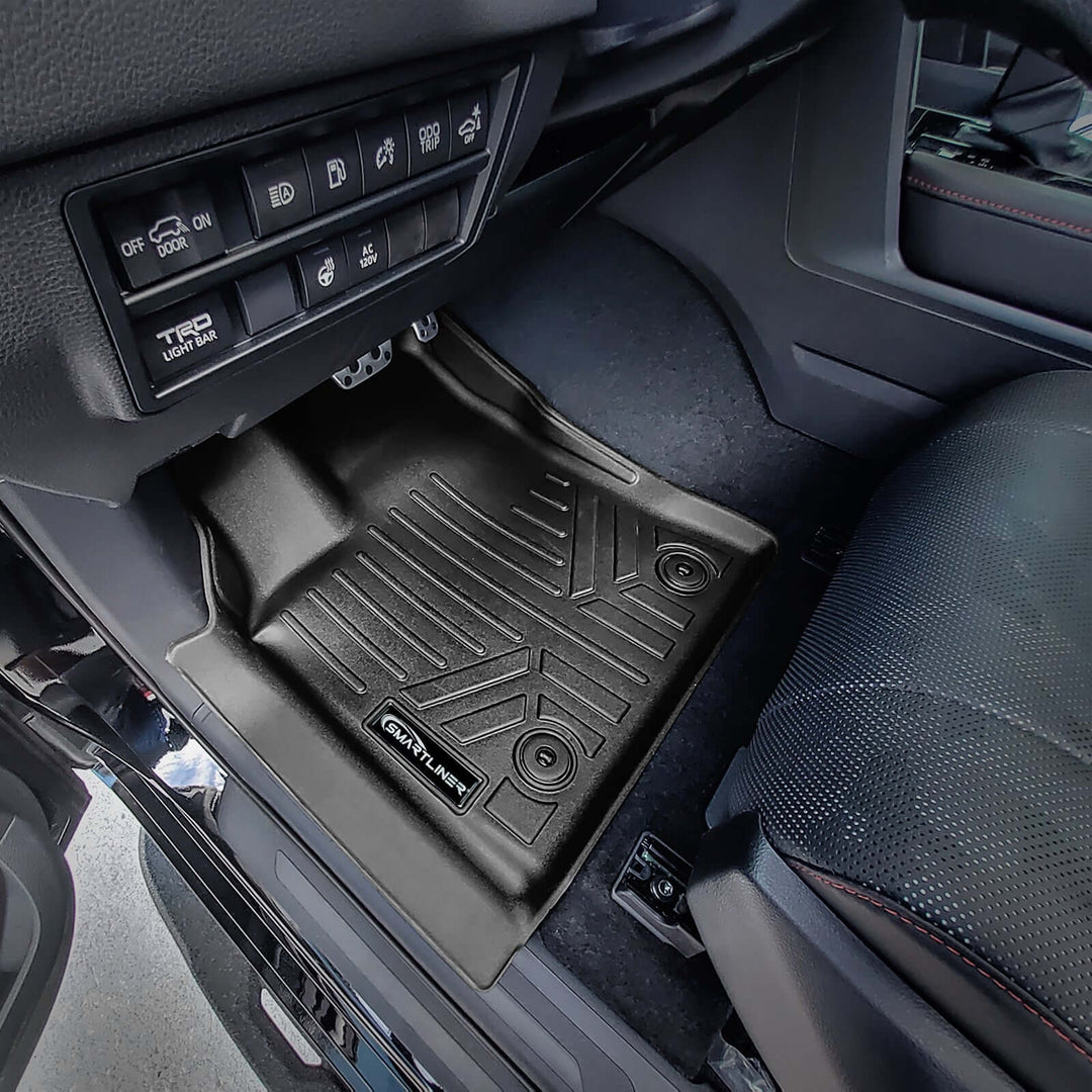 SMARTLINER Custom Fit Floor Liners For 2023-2025 Toyota Sequoia (8 Passenger Models)