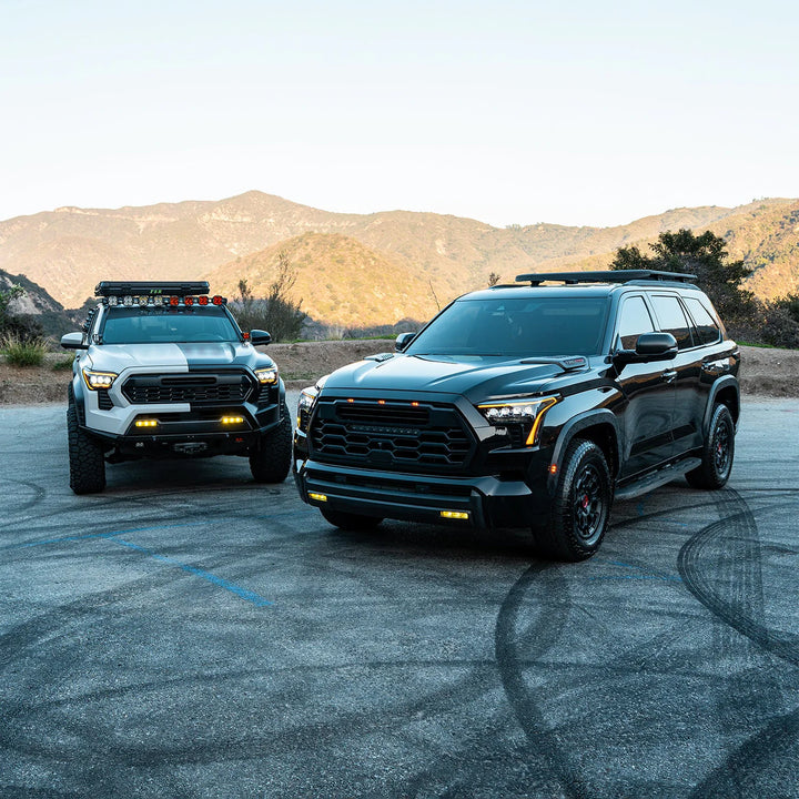 Alpharex DoubleTap Dual Color LED Projector Fog Lights for Tacoma (2024+), 4Runner (2025+), Sequoia (2022+), Tundra (2022+)
