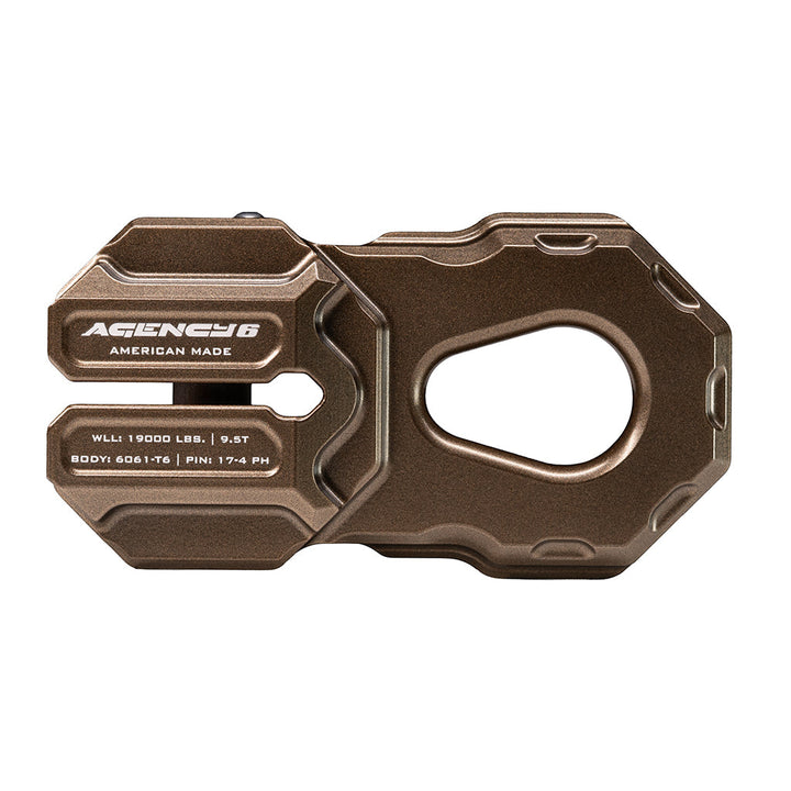 Billet Winch Shackle - Bronze