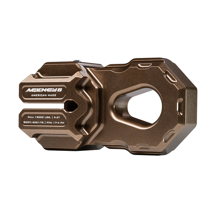 Billet Winch Shackle - Bronze