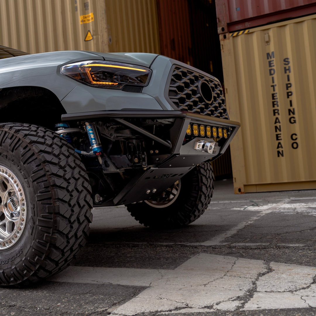 DRT Fabrication Crossmember Delete Front Bumper for Tacoma (2016-2023)