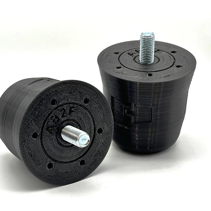 Perry Parts AB2F Front Bump Stops for 4Runner (2003-2024), Tacoma (2005-2023), FJ Cruiser (2007-2014), GX470 (2003-2009), GX460 (2010-2023)