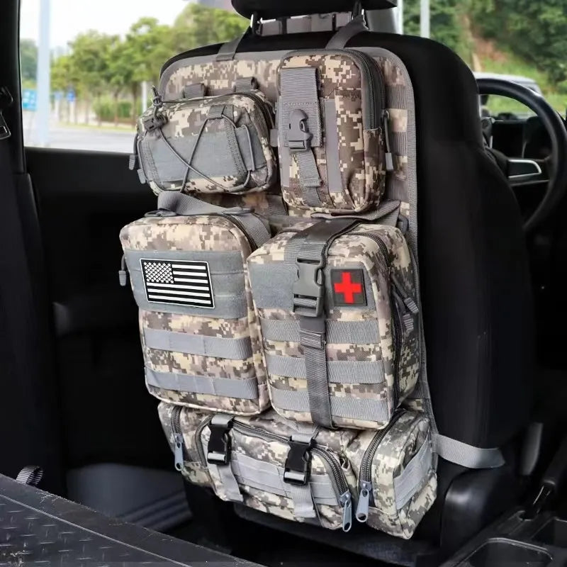 Skullvibe Tactical MOLLE Seat Organizer Full Set