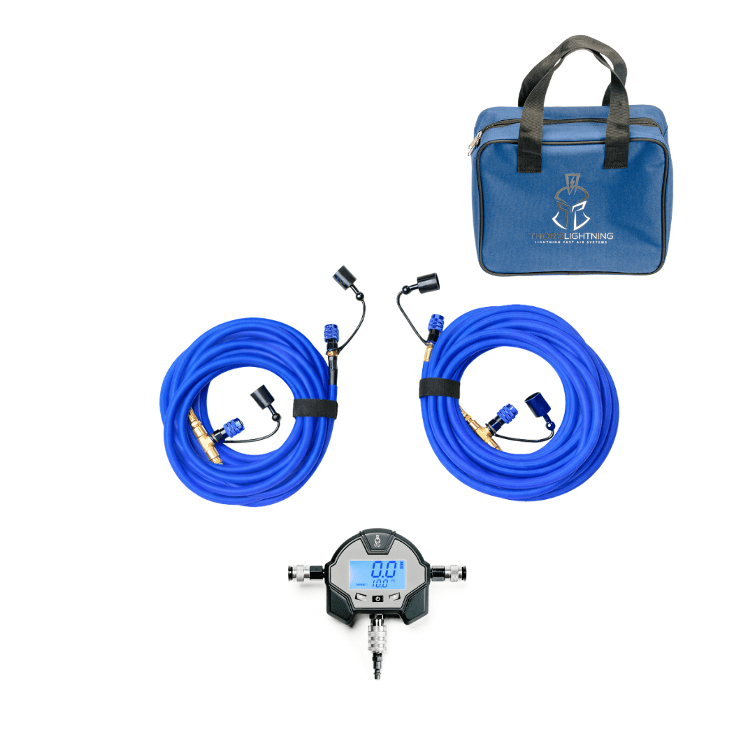Thor’s Lightning Rapid 4-Tire Air System | 300 PSI StrikeShield™ Braided Hose